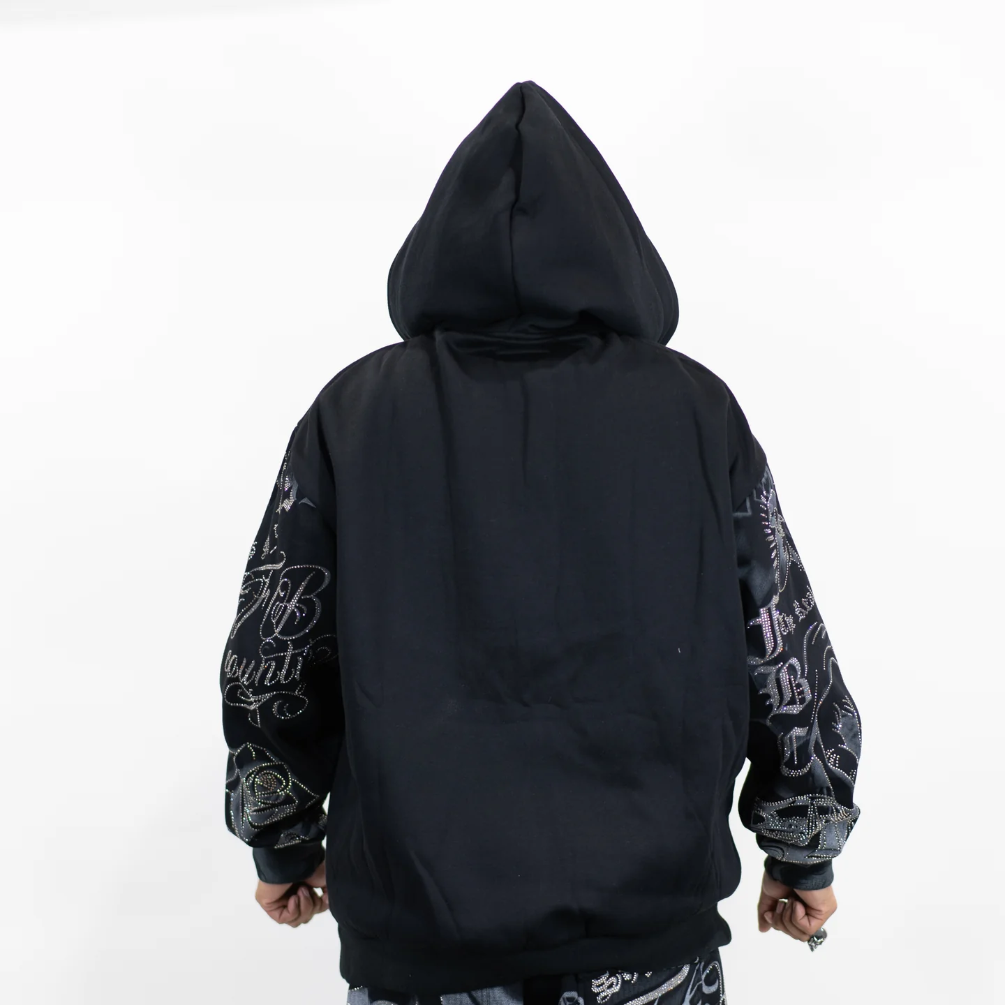 FB County Tatted Zip Up Hood