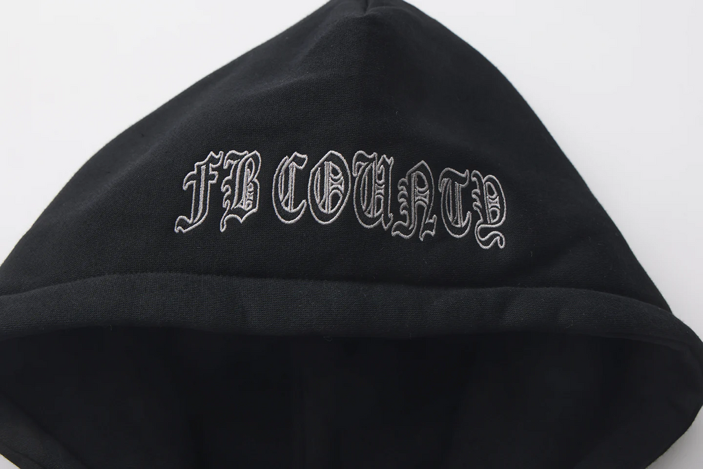 FB County Tatted Zip Up Hood