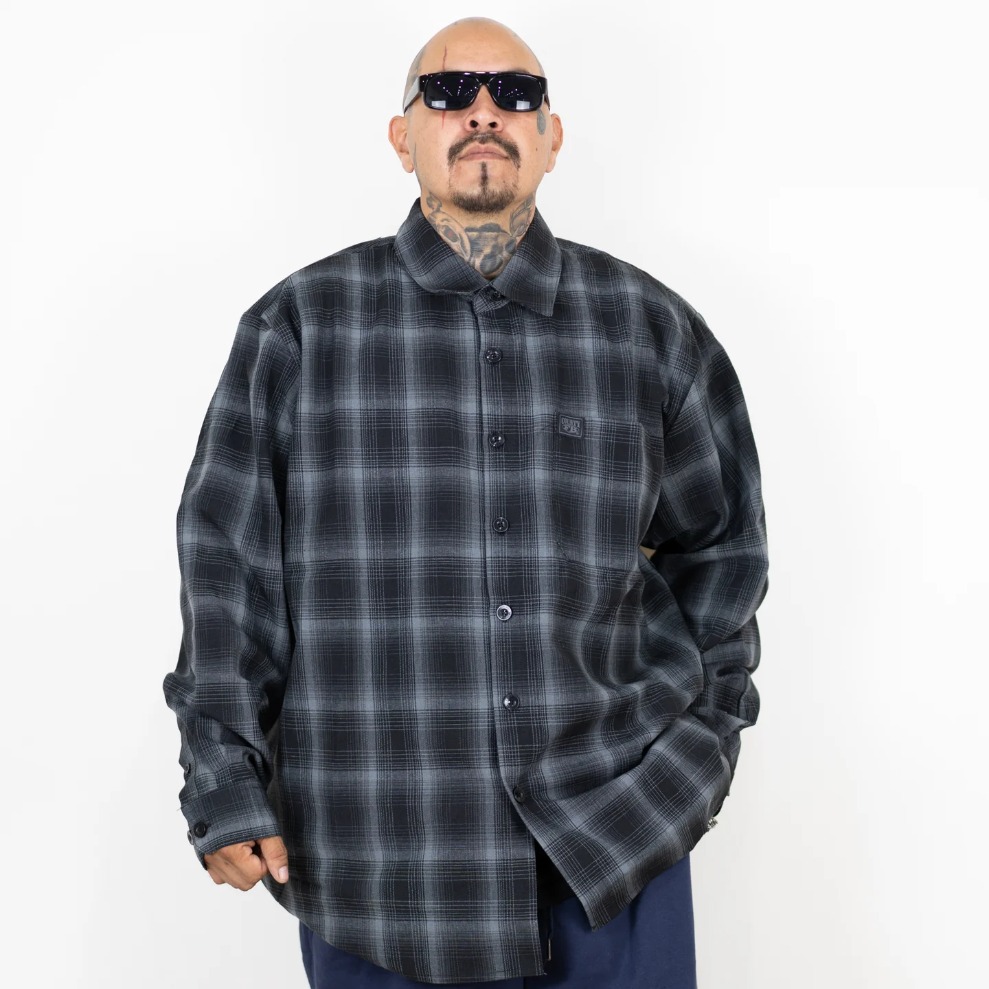 FB County Checkered Shirts Long Sleeve Button