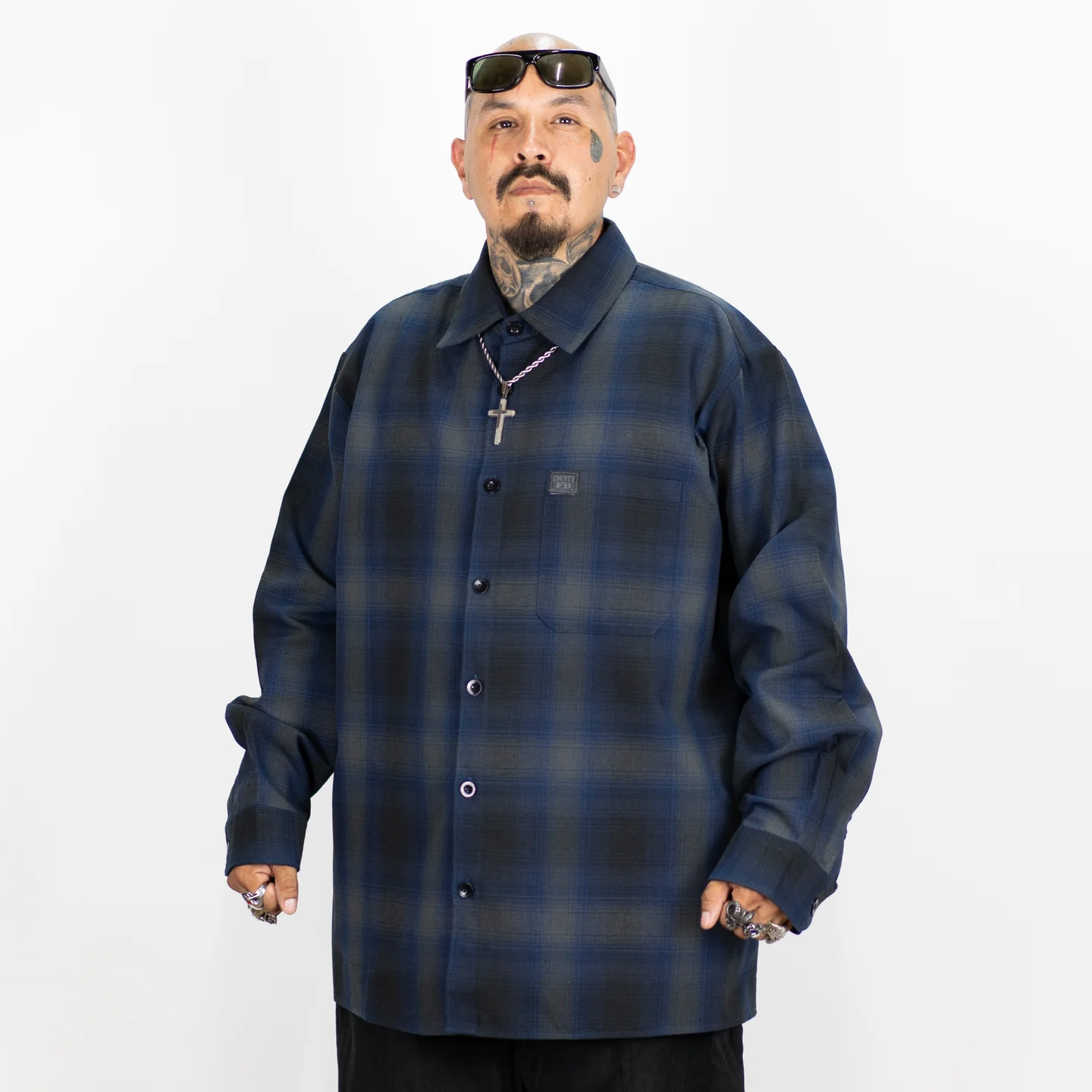 FB County Checkered Shirts Long Sleeve Button