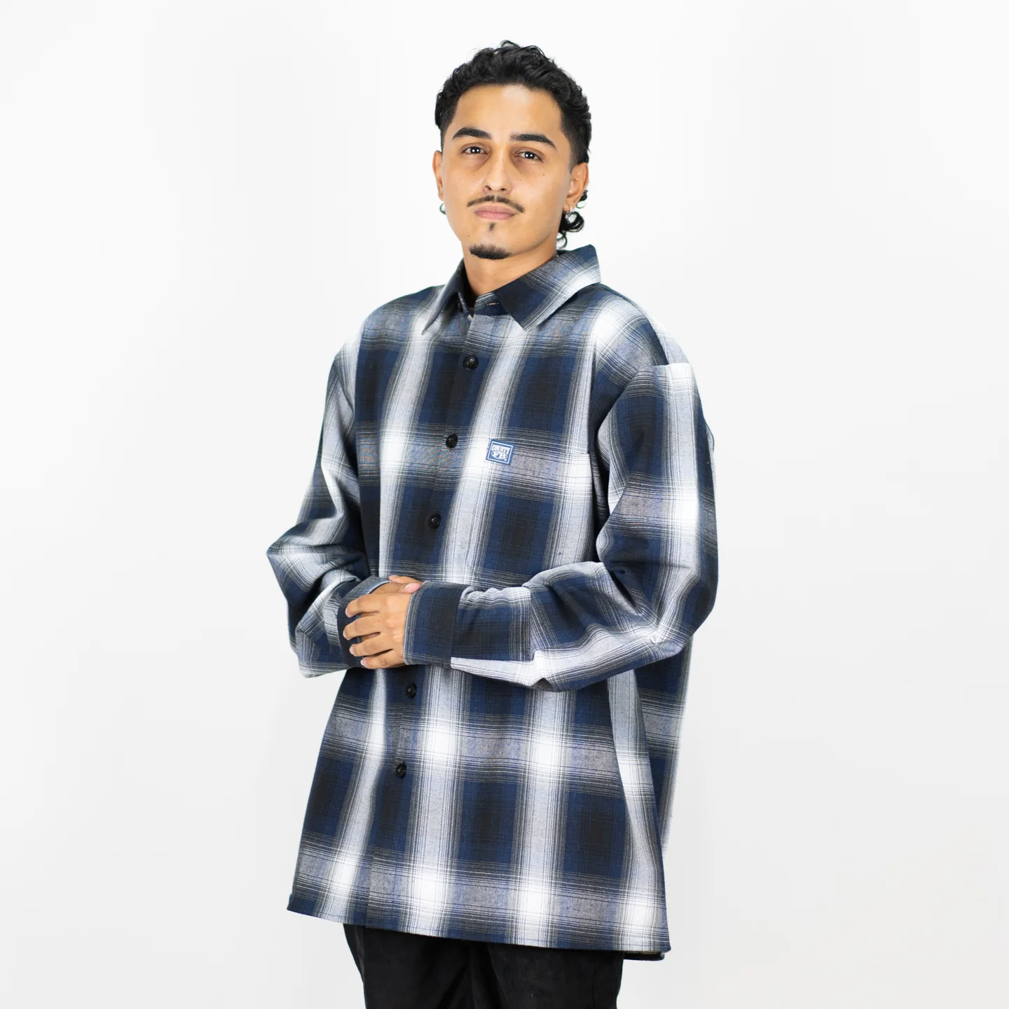 FB County Checkered Shirts Long Sleeve Button